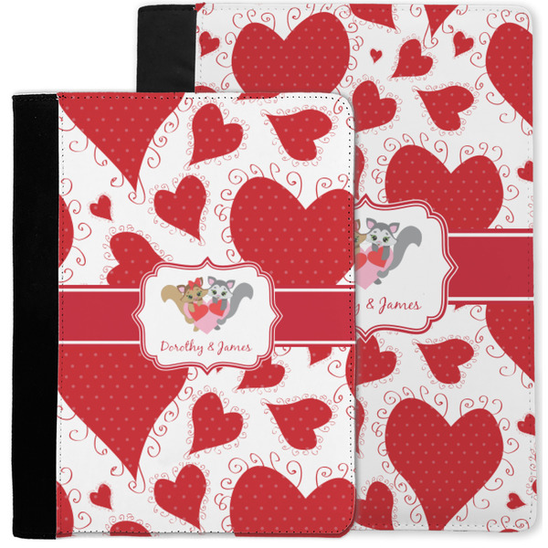 Cute Squirrel Couple Notebook Padfolio - MAIN