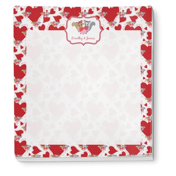 Cute Squirrel Couple Notepad - Apvl