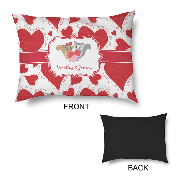 Cute Squirrel Couple Outdoor Dog Beds - Medium - APPROVAL