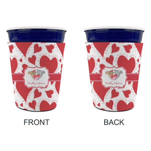 Cute Squirrel Couple Party Cup Sleeves - without bottom - Approval