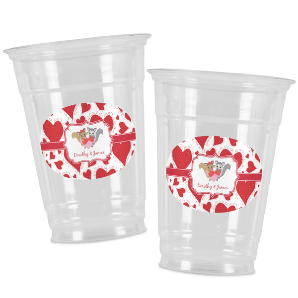 Cute Squirrel Couple Party Cups - 16oz - Alt View