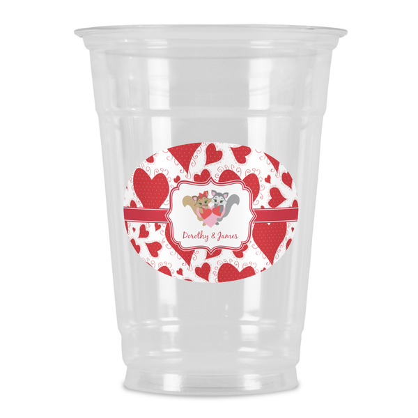 Custom Cute Squirrel Couple Party Cups - 16oz (Personalized)