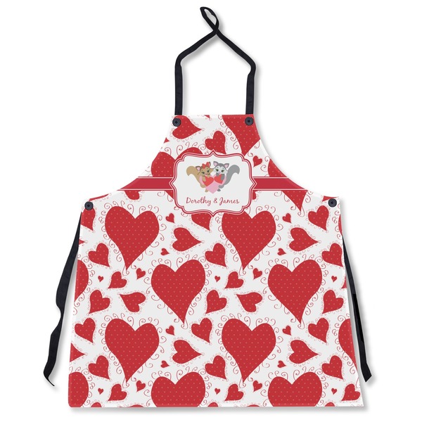 Cute Raccoon Couple Personalized Apron