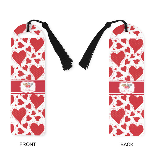 Cute Squirrel Couple Plastic Bookmarks - Approval