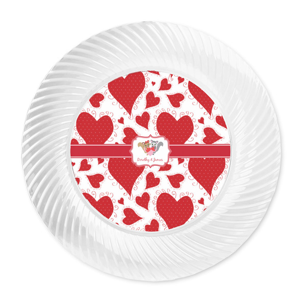 Cute Squirrel Couple Plastic Party Dinner Plates - Approval