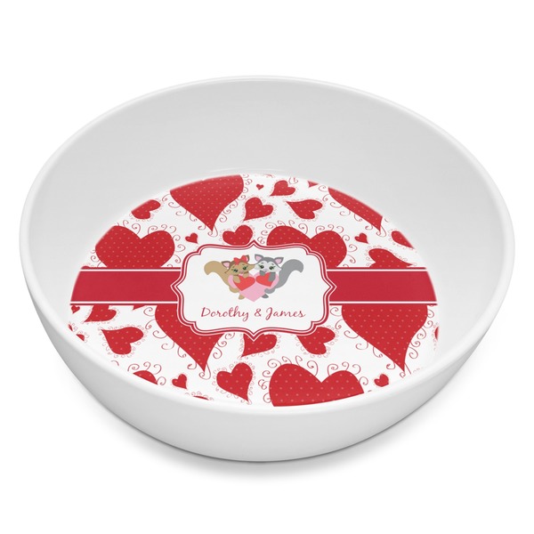 Custom Cute Squirrel Couple Melamine Bowl - 8 oz (Personalized)