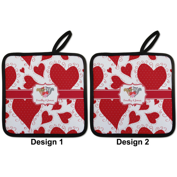 Cute Squirrel Couple Pot Holders - Set of 2 APPROVAL