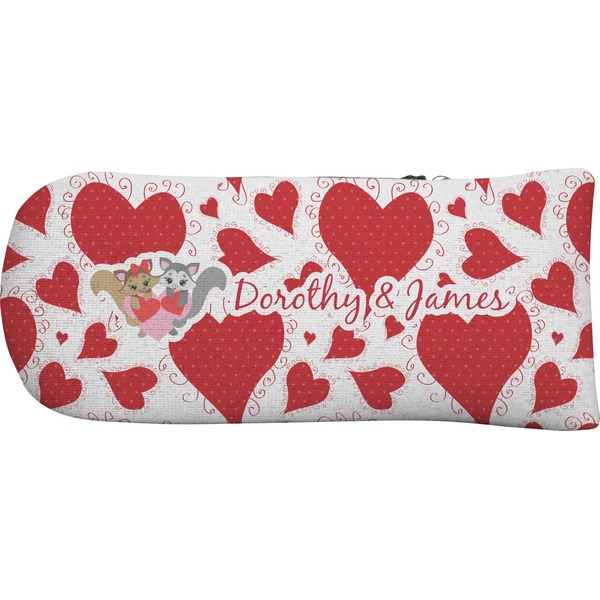 Cute Racoon Couple Putter Cover (Front)