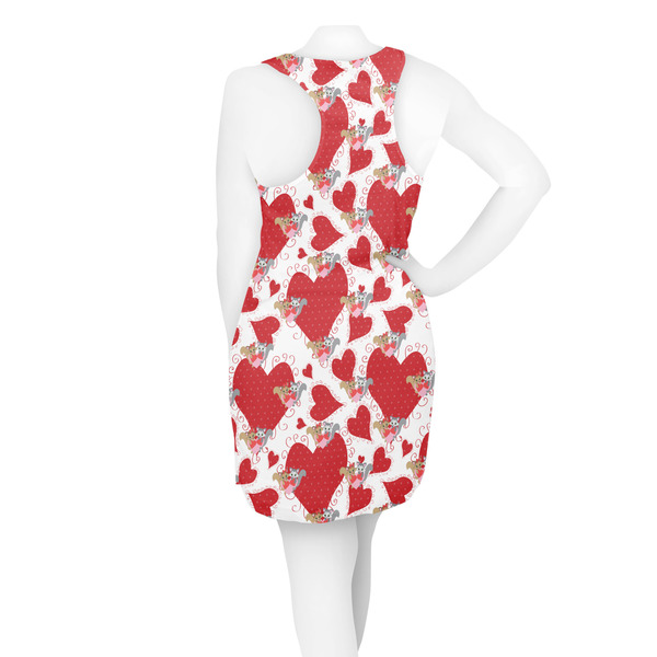 Cute Squirrel Couple Racerback Dress - On Model - Back