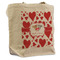 Cute Squirrel Couple Reusable Cotton Grocery Bag - Front View
