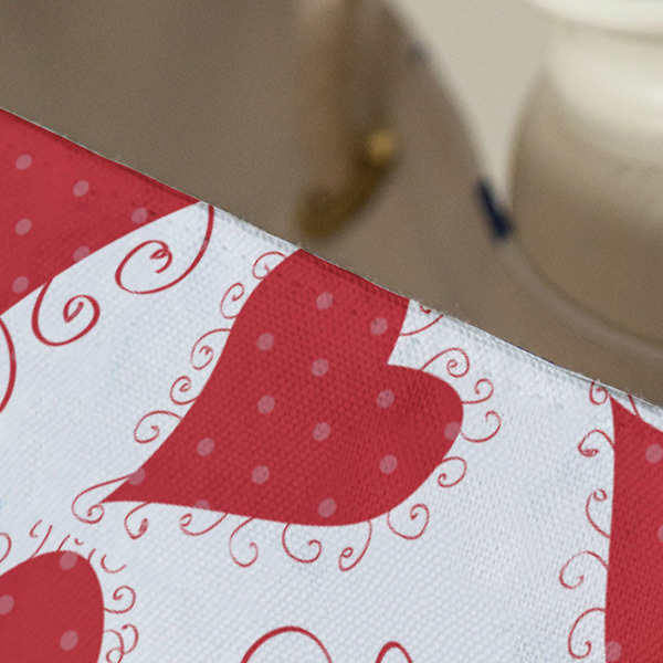 Cute Squirrel Couple Large Rope Tote - Close Up View