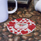 Cute Squirrel Couple Round Paper Coaster - Front