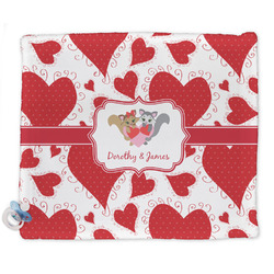 Cute Squirrel Couple Security Blanket (Personalized)