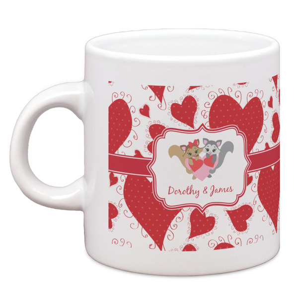 Cute Squirrel Couple Single Shot Espresso Cup - Single Front