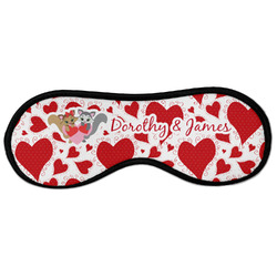 Cute Squirrel Couple Sleeping Eye Masks - Large (Personalized)