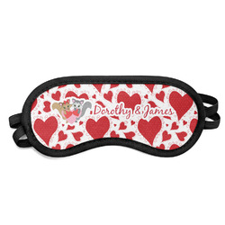 Cute Squirrel Couple Sleeping Eye Mask - Small (Personalized)