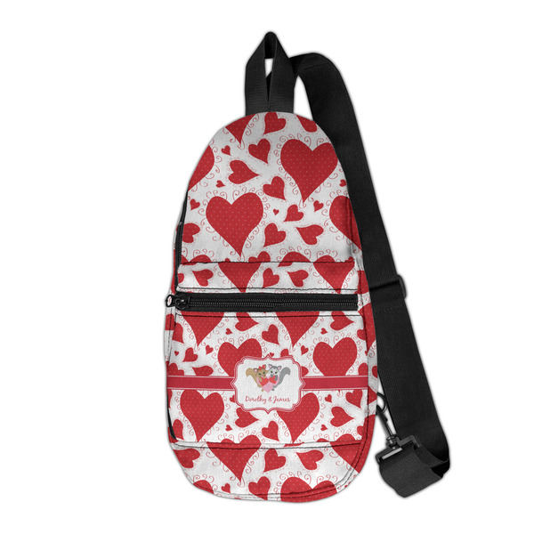 Custom Cute Squirrel Couple Sling Bag (Personalized)