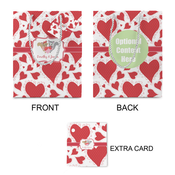 Cute Squirrel Couple Small Gift Bag - Approval