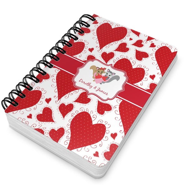 Cute Squirrel Couple Spiral Journal 5 x 7 - Main