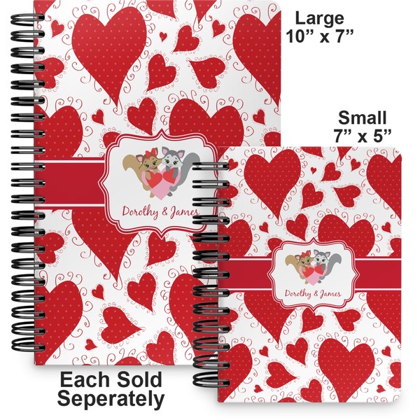 Cute Squirrel Couple Spiral Journal - Comparison