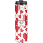 Cute Squirrel Couple Stainless Steel Skinny Tumbler - 20 oz (Personalized)