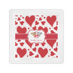 Cute Squirrel Couple Cocktail Napkins (Personalized)