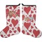 Cute Squirrel Couple Stocking - Double-Sided - Approval