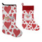 Cute Squirrel Couple Stockings - Side by Side compare