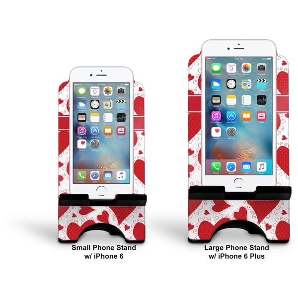 Cute Squirrel Couple Stylized Phone Stand - Comparison