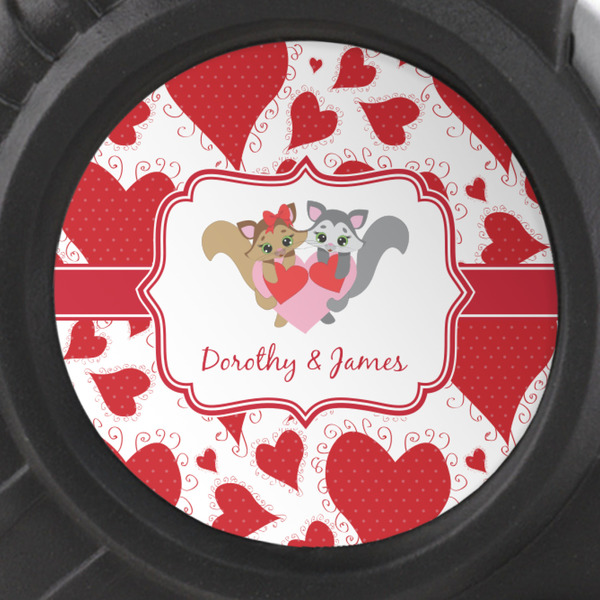 Cute Squirrel Couple Tape Measure - 25ft - detail