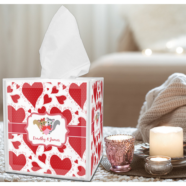 Cute Squirrel Couple Tissue Box - LIFESTYLE