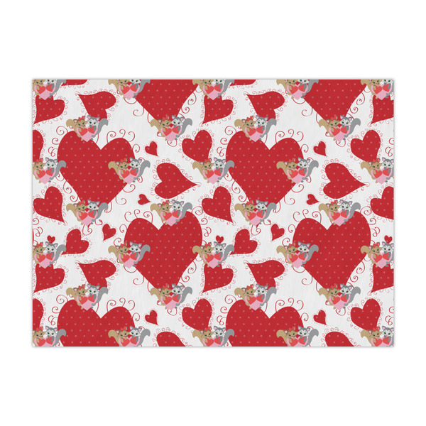 Custom Cute Squirrel Couple Tissue Paper Sheets - Large - Heavyweight