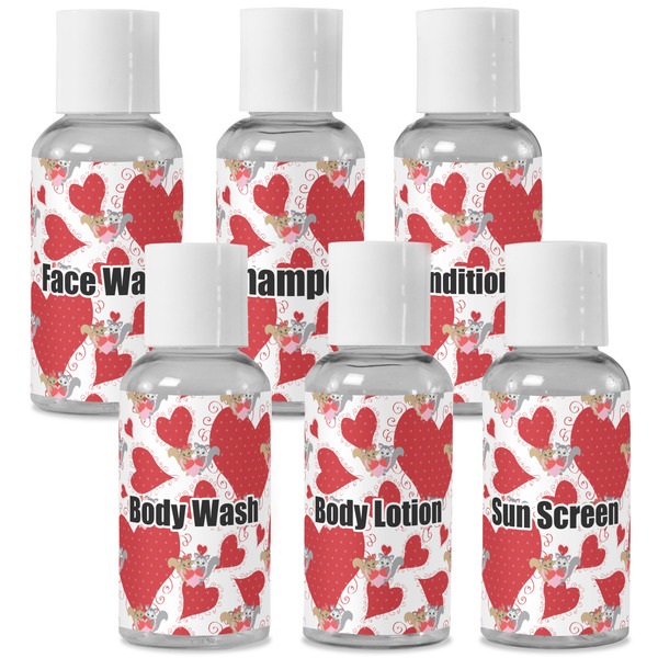 Custom Cute Squirrel Couple Travel Bottles (Personalized)