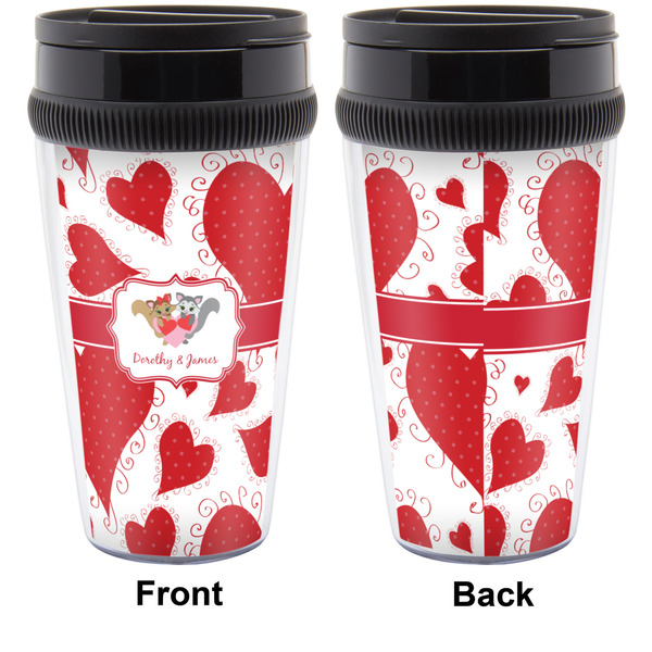 Cute Squirrel Couple Travel Mug Approval (Personalized)