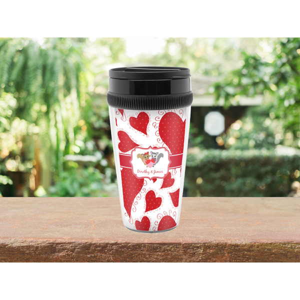 Cute Squirrel Couple Travel Mug Lifestyle (Personalized)