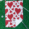 Cute Squirrel Couple Waffle Weave Golf Towel - In Context