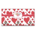 Cute Squirrel Couple Wall Mounted Coat Rack (Personalized)