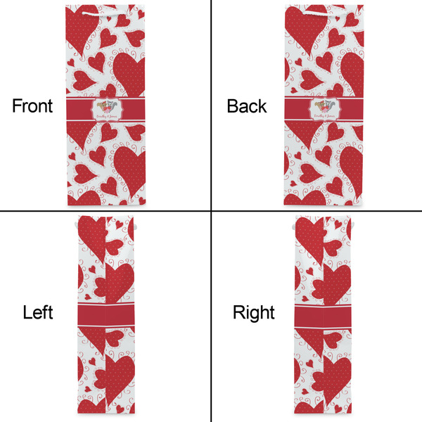 Cute Squirrel Couple Wine Gift Bag - Matte - Approval