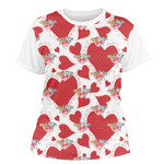 Cute Squirrel Couple Women's Crew T-Shirt - 2X Large