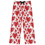 Cute Squirrel Couple Womens Pajama Pants - XS