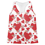 Cute Squirrel Couple Womens Racerback Tank Top - Small