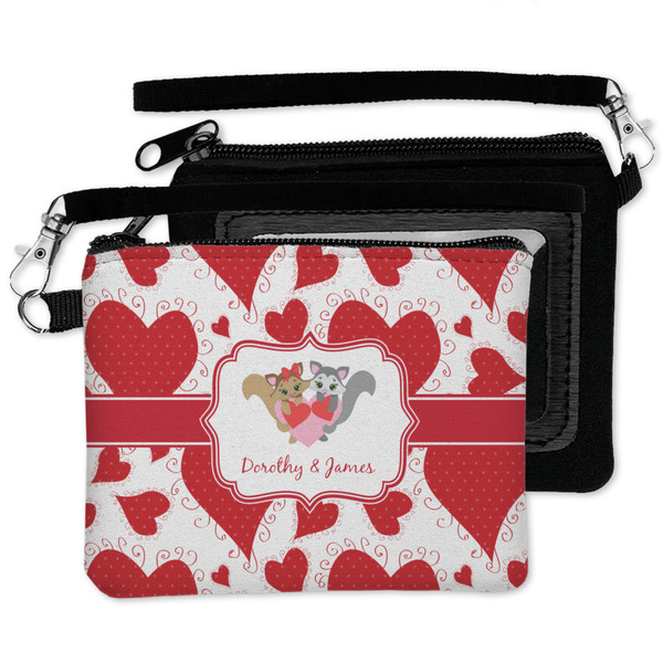 Cute Squirrel Couple Wristlet ID Cases - MAIN