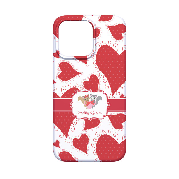 Cute Squirrel Couple iPhone 13 Mini Case - Back