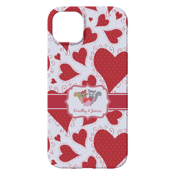 Cute Squirrel Couple iPhone 14 Plus Case - Back