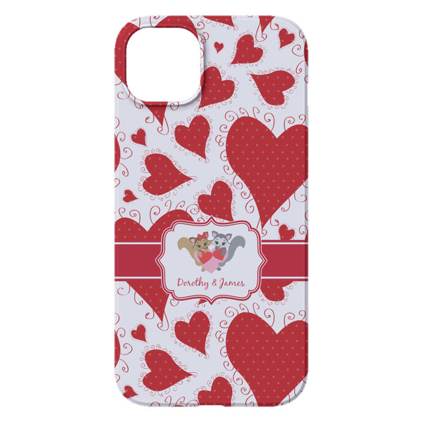 Cute Squirrel Couple iPhone 14 Pro Max Case - Back