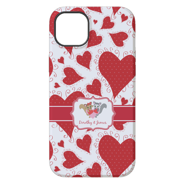 Cute Squirrel Couple iPhone 14 Pro Max Tough Case - Back