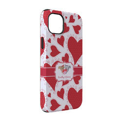 Cute Squirrel Couple iPhone Case - Rubber Lined - iPhone 14 (Personalized)