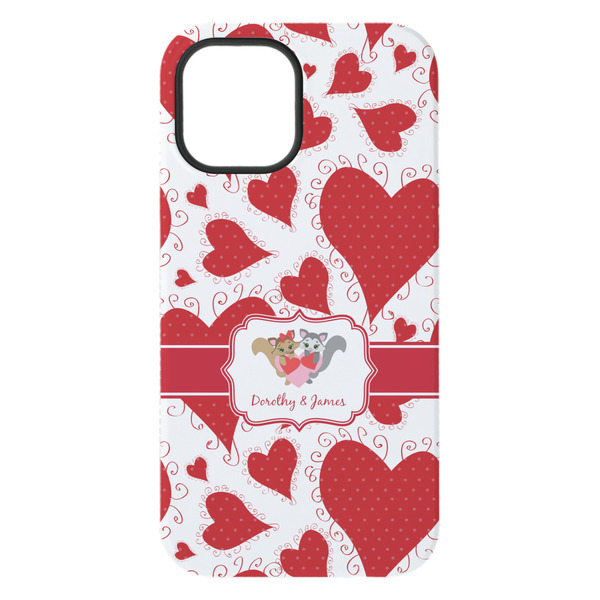 Cute Squirrel Couple iPhone 15 Pro Max Tough Case - Back