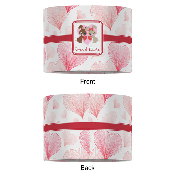 Hearts & Bunnies 12" Drum Lampshade - APPROVAL (Fabric)