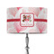Hearts & Bunnies 12" Drum Lampshade - ON STAND (Fabric)